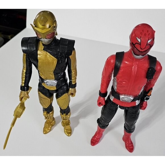 Hasbro Power Ranger Lightning Collection Beast Morphers Gold Ranger Red Ranger - Picture 2 of 2